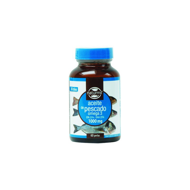 ACEITE DE PESCADO OMEGA-3 35/25 1000MG 60 PERLAS NATURMIL