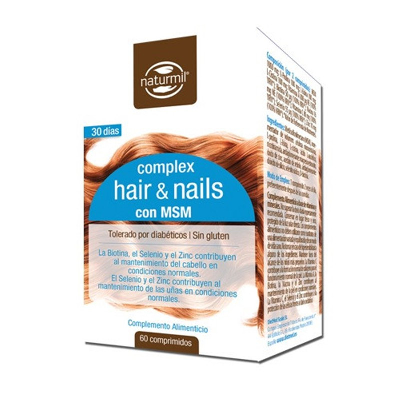 HAIR & NAIL COMPLEX 60 COMPRIMIDOS NATURMIL