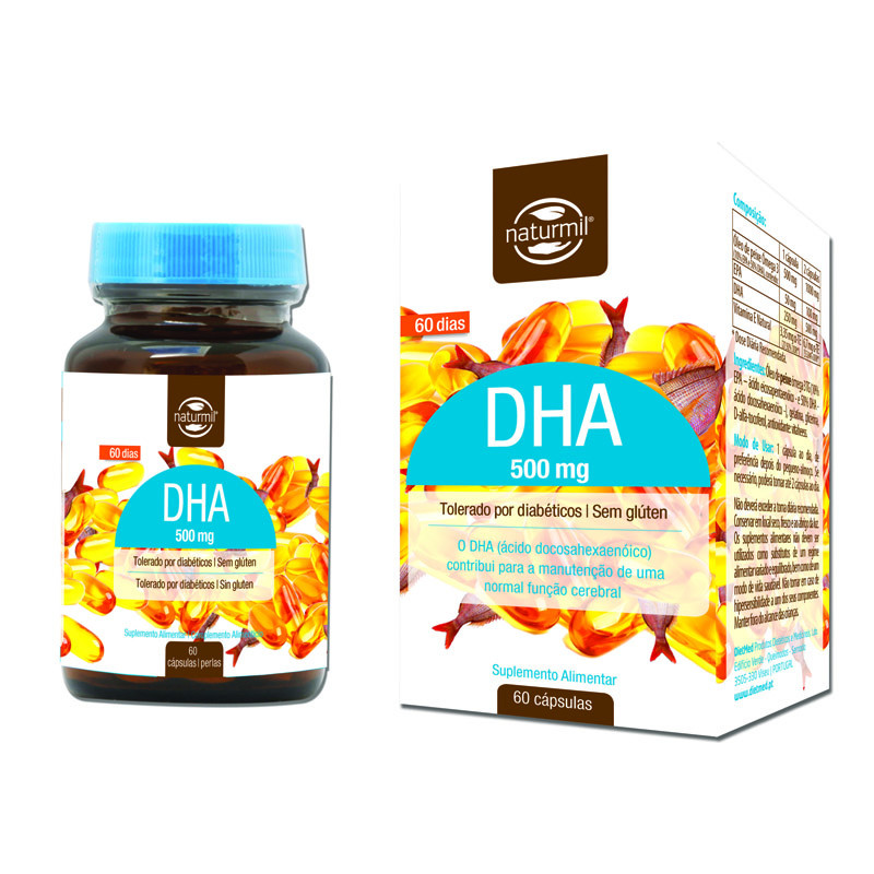 DHA 500Mg. 60 CAPSULAS NATURMIL