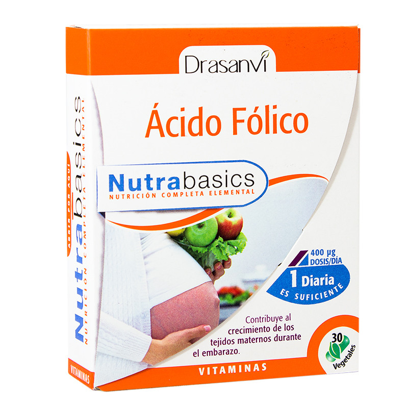 ACIDO FOLICO 30 CAPSULAS DRASANVI