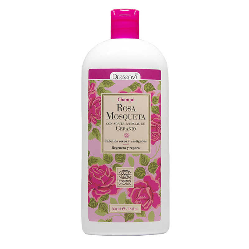 CHAMPU ROSA MOSQUETA BIO 500Ml. DRASANVI