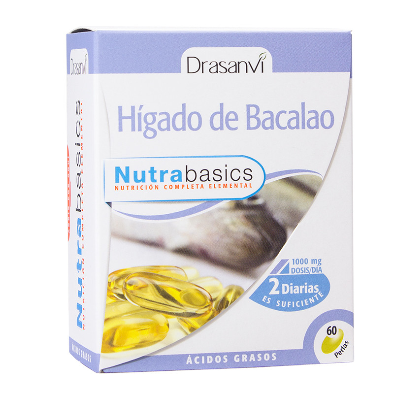 HIGADO DE BACALAO 90 PERLAS. DRASANVI