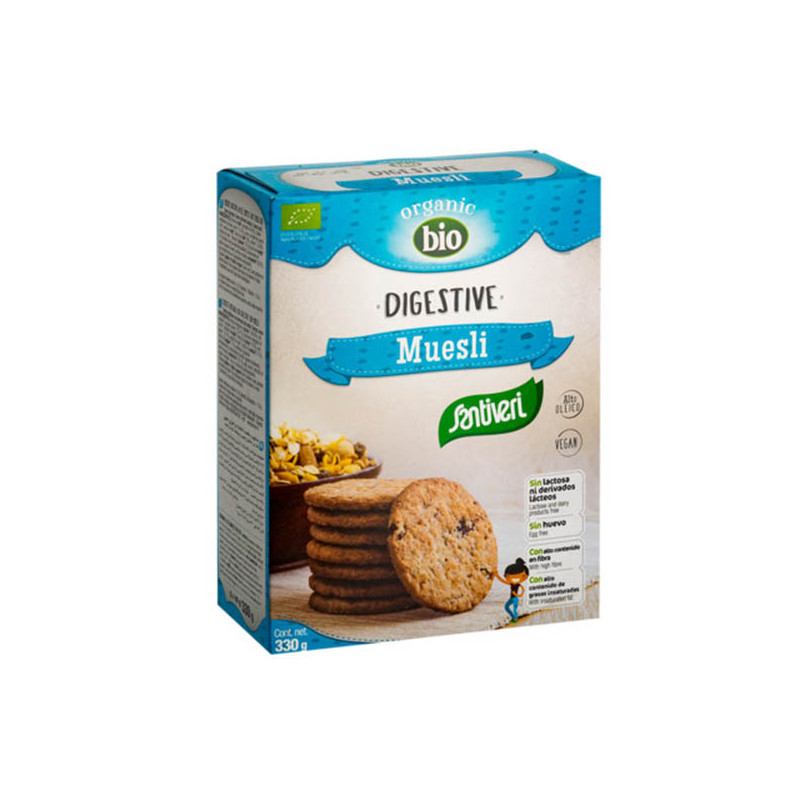 GALLETAS DIGESTIVE MUESLI BIO 330Gr. SANTIVERI