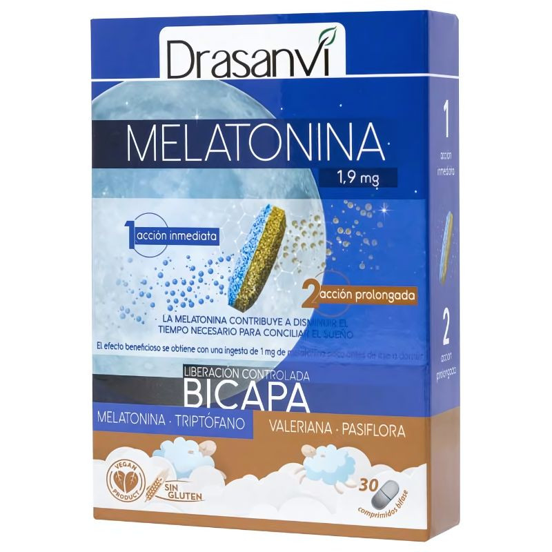 MELATONINA BICAPA RETARD 30 COMPRIMIDOS DRASANVI