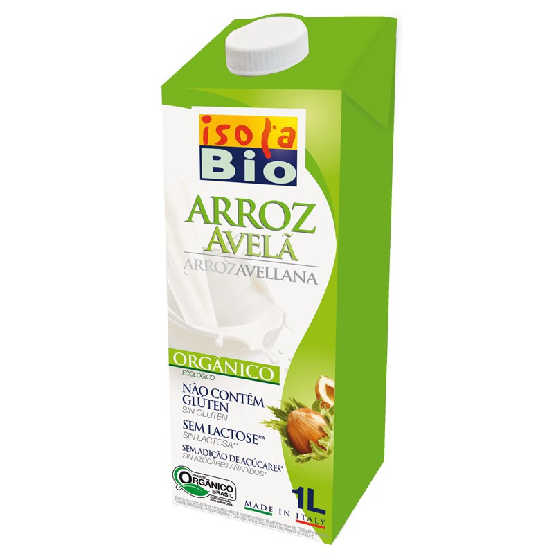 BEBIDA DE ARROZ Y AVELLANAS BIO 1Lt. ISOLA BIO