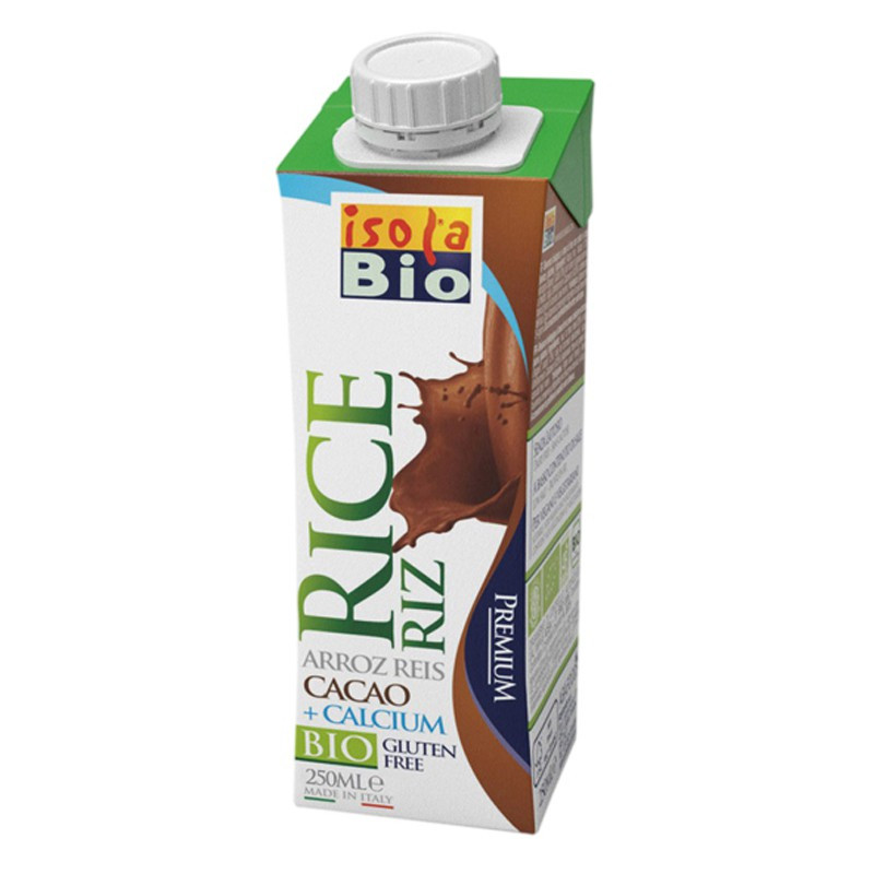 BEBIDA MINI DE ARROZ CON CACAO Y CALCIO BIO 250Ml. ISOLA BIO