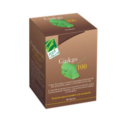 GINKGO 100 60 CAPSULAS 100%...