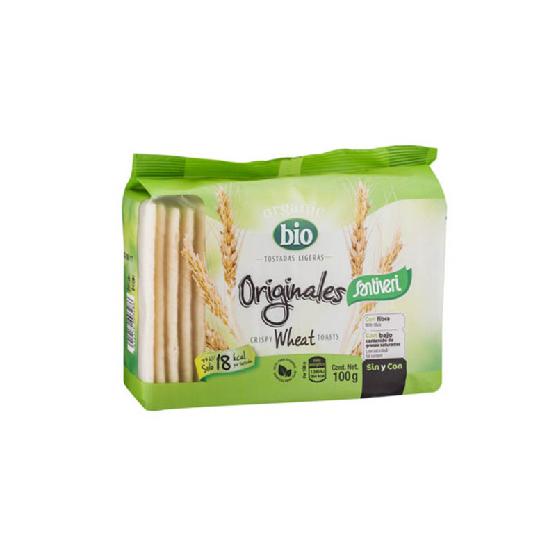 TOSTADAS LIGERAS ORIGINALES BIO 100Gr. SANTIVERI