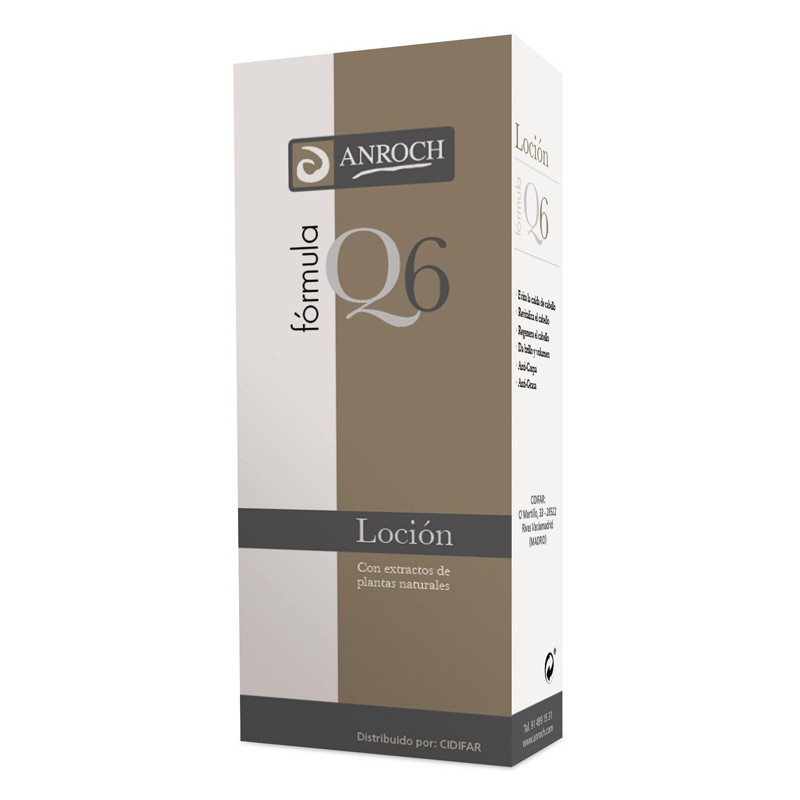 LOCION CAPILAR FORMULA Q6 250Ml. ANROCH FARMA