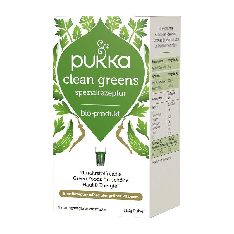 CLEAN GREENS 112Gr. PUKKA