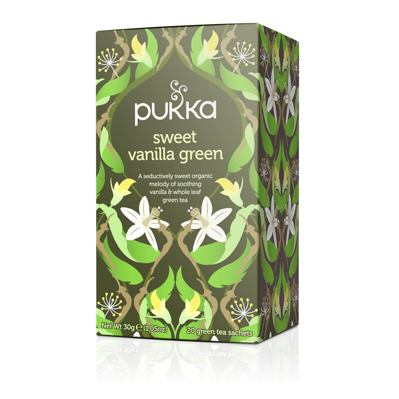 TE VERDE DULCE VAINILLA 20 FILTROS PUKKA