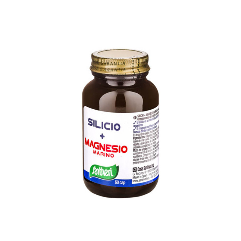 SILICIO+MAGNESIO MARINO 60 CAPSULAS SANTIVERI