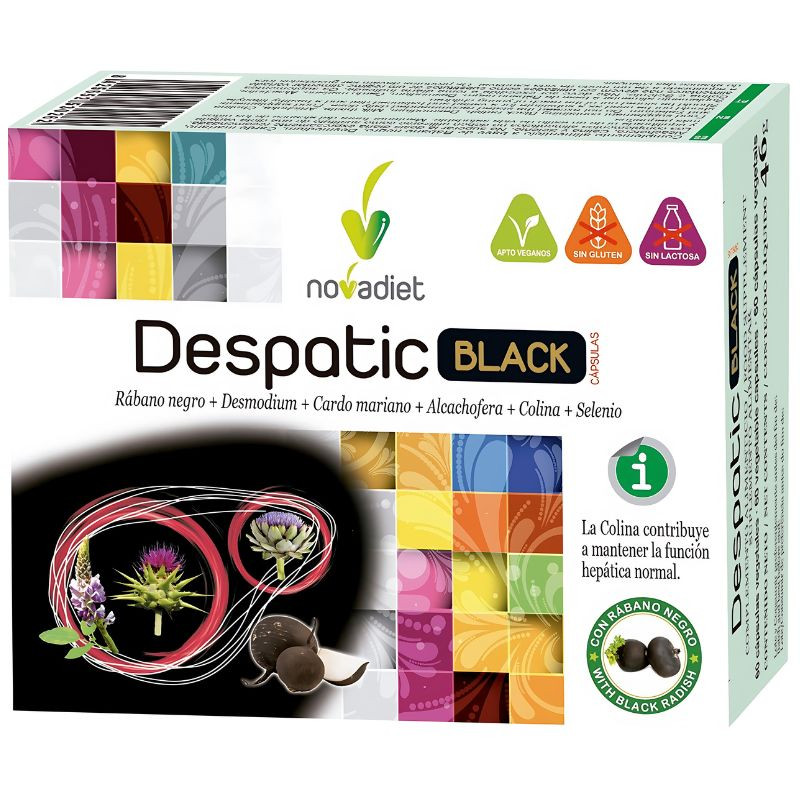 DESPATIC BLACK 60 CÁPSULAS VEGETALES NOVA DIET