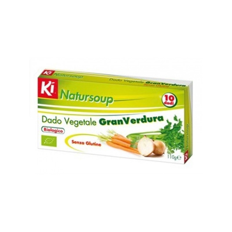 CALDO VEGETAL EN CUBITOS 64Gr. BUONBIO