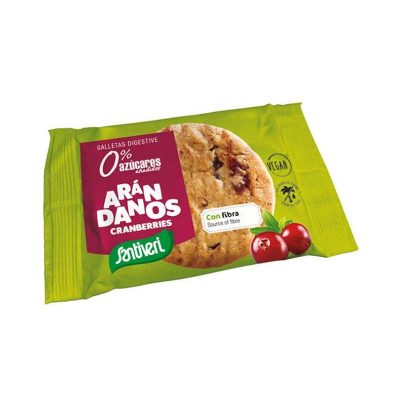 GALLETAS DIGESTIVE ARANDANOS 25Gr. SANTIVERI