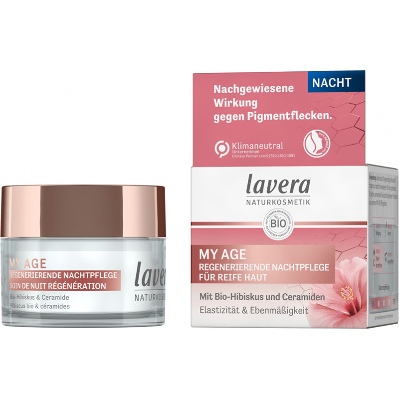 CREMA DE NOCHE REGENERANTE MY AGE 50Ml. LAVERA