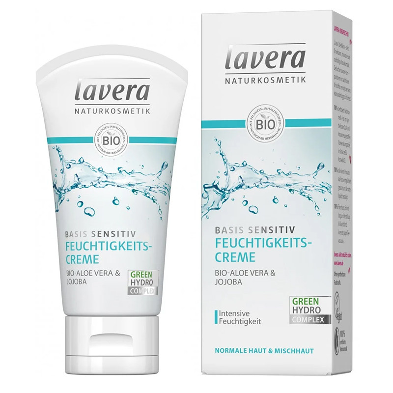 CREMA DE DIA HIDRATANTE BASIS SENSITIV 50Ml. LAVERA