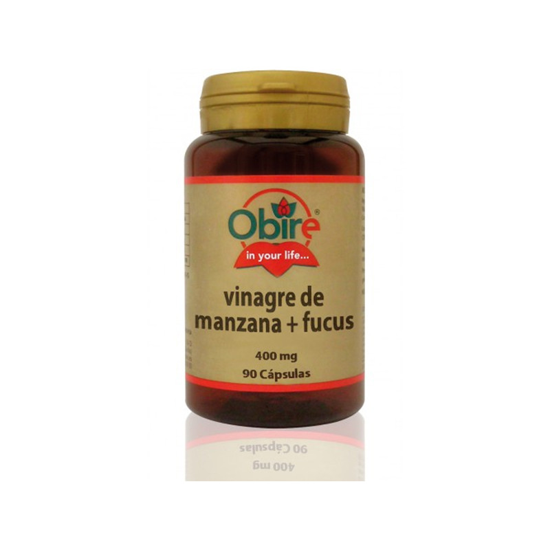 VINAGRE DE MANZANA + FUCUS 400Mg. 90 CAPSULAS OBIRE