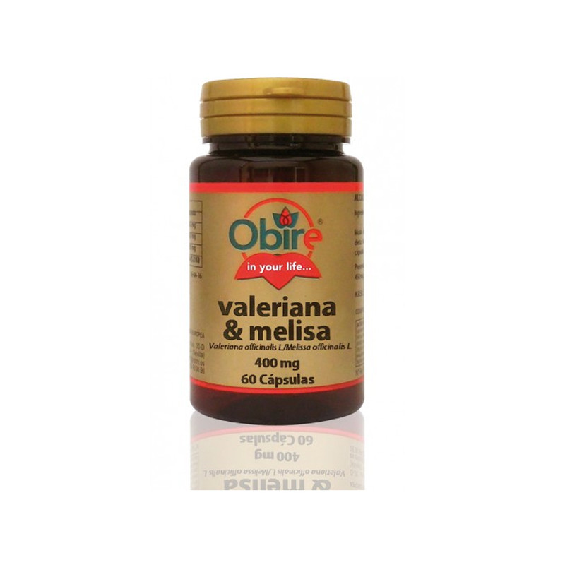 VALERIANA + MELISA 400Mg. 60 CAPSULAS OBIRE