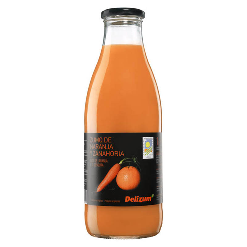 ZUMO DE ZANAHORIA Y NARANJA 1Lt. DELIZUM