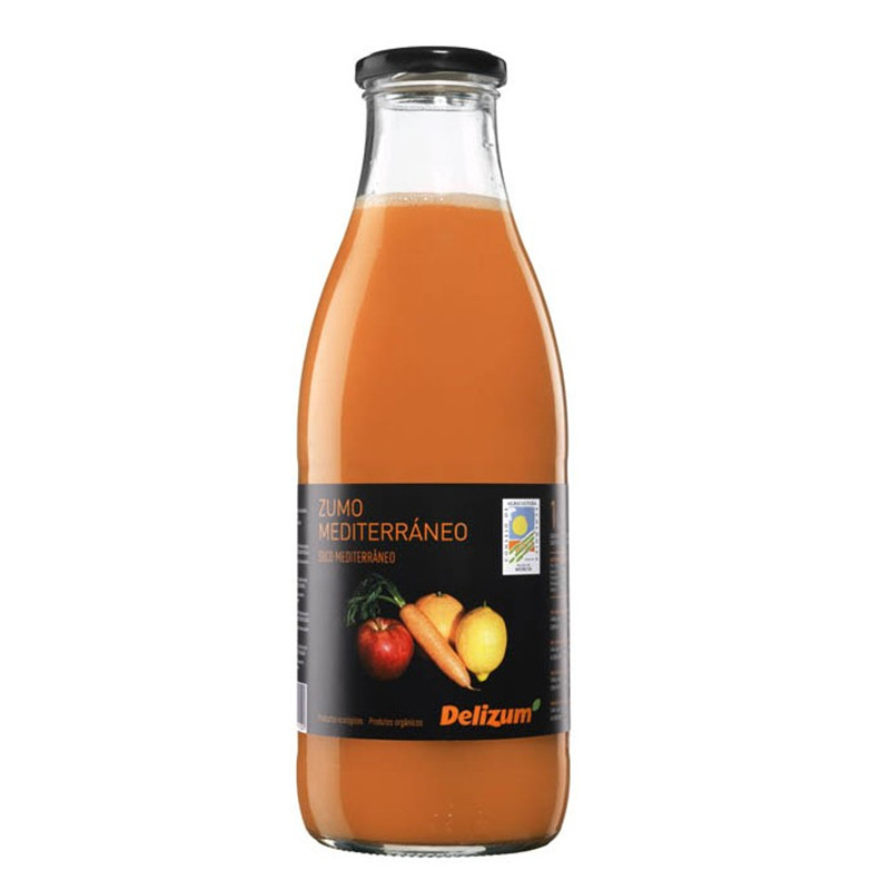 ZUMO DE ZANAHORIA, NARANJA Y LIMON 750Ml. DELIZUM