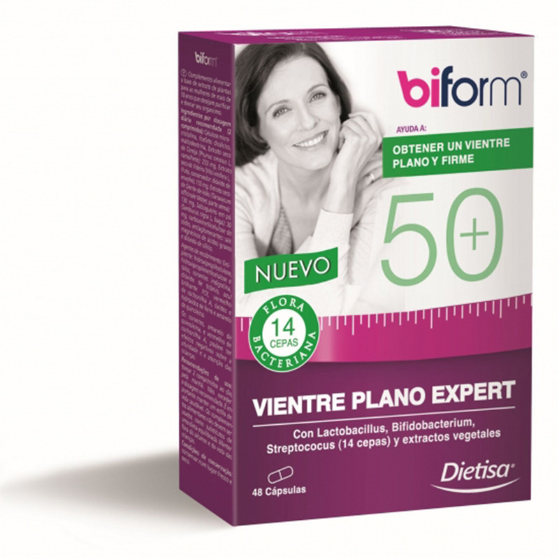 50+ VIENTRE PLANO EXPERT 48 CAPSULAS BIFORM