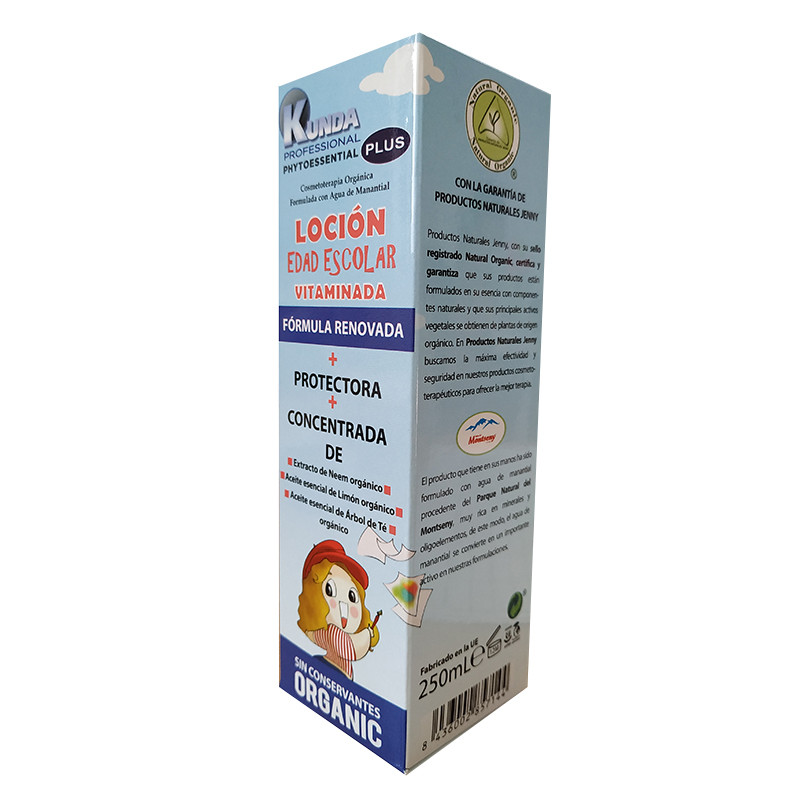 LOCION VITAMINADA ESPECIAL EDAD ESCOLAR 250Ml. KUNDA