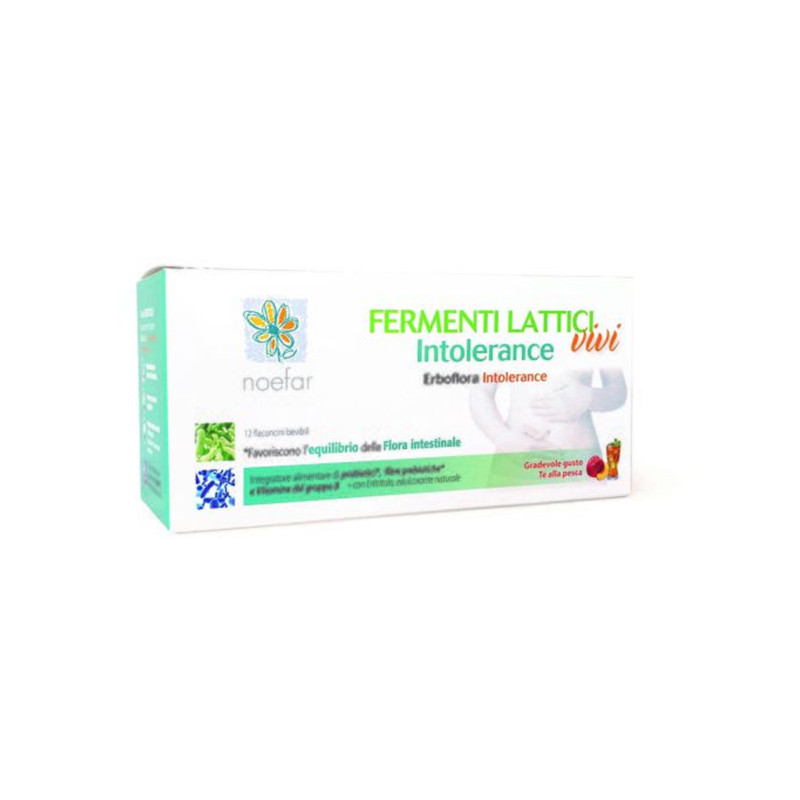 ERBAFLORA INTOLERANCE 12 VIALES DE 10Ml. NOEFAR