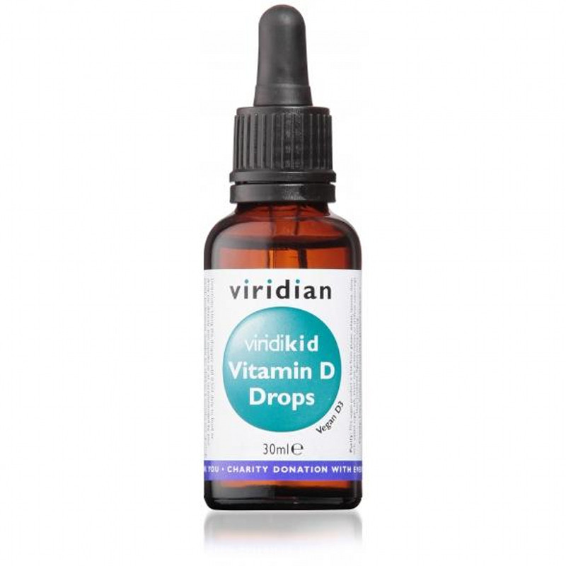 VIRIDIKID VITAMIN D3 VEGANA 400IU GOTAS 30ML VIRIDIAN