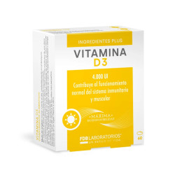 VITAMINA D3 60 CAPSULAS FDB...