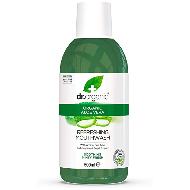 ENJUAGUE BUCAL DE ALOE VERA 500Ml. DR. ORGANIC