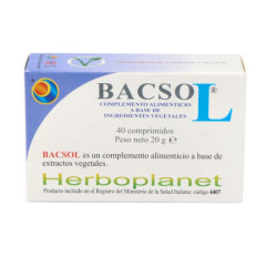 BACSOL 20 g, 40 comprimidos...