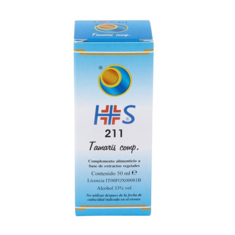 HS 211 - TAMARIS COMP. 50 ml, gotas R.E. 1/50 HERBOPLANET