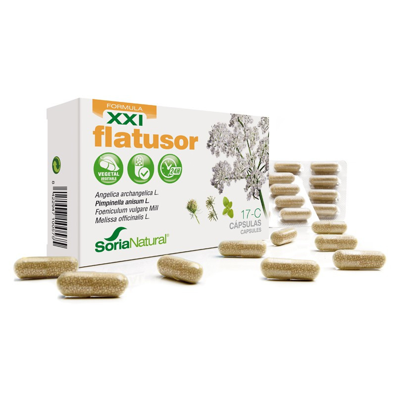 17-C FLATUSOR FORMULA XXI 30 CAPSULAS SORIA NATURAL