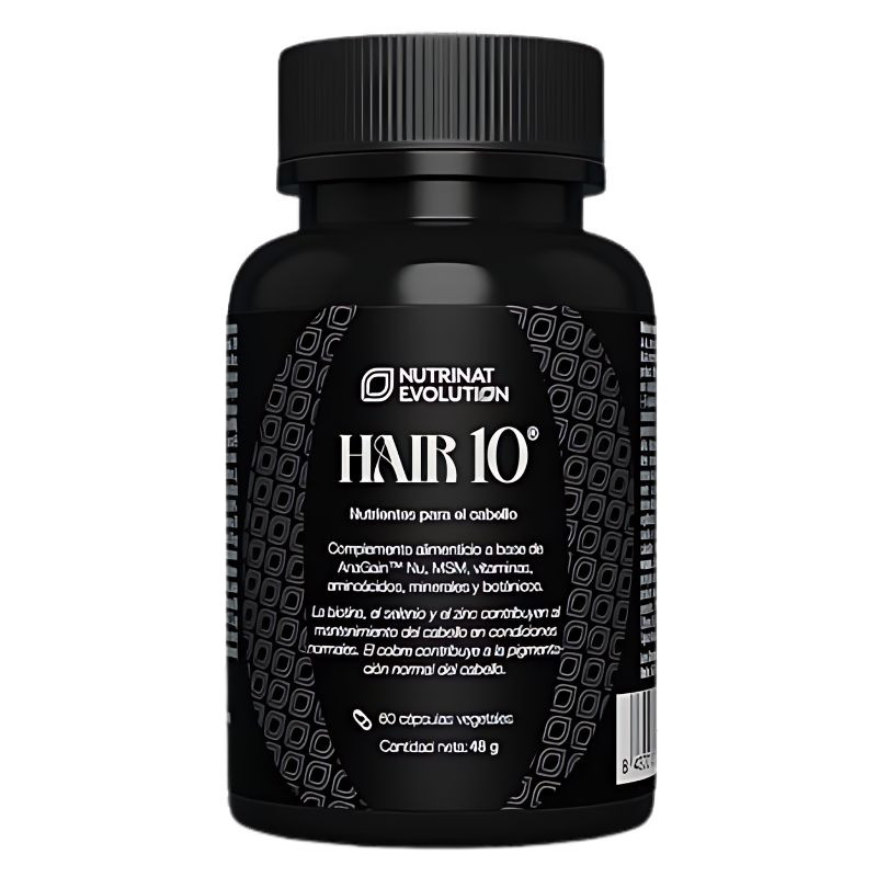 HAIR 10 60 CAPSULAS VEGETALES NUTRINAT EVOLUTION