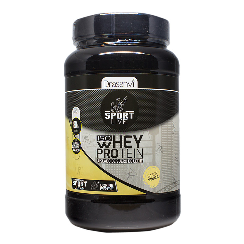 WHEY PROTEIN AISLADO VAINILLA 800GR DRASANVI SPORT LIVE