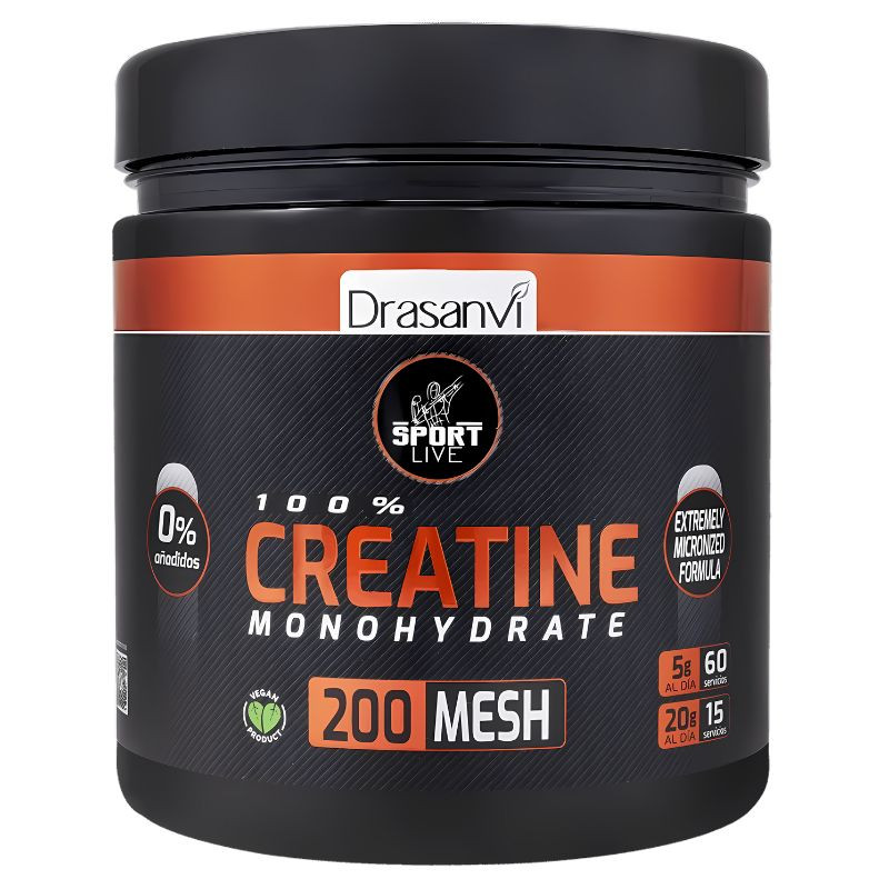 CREATINA MONOHIDRATO 200 MESH 300GR DRASANVI SPORT LIVE