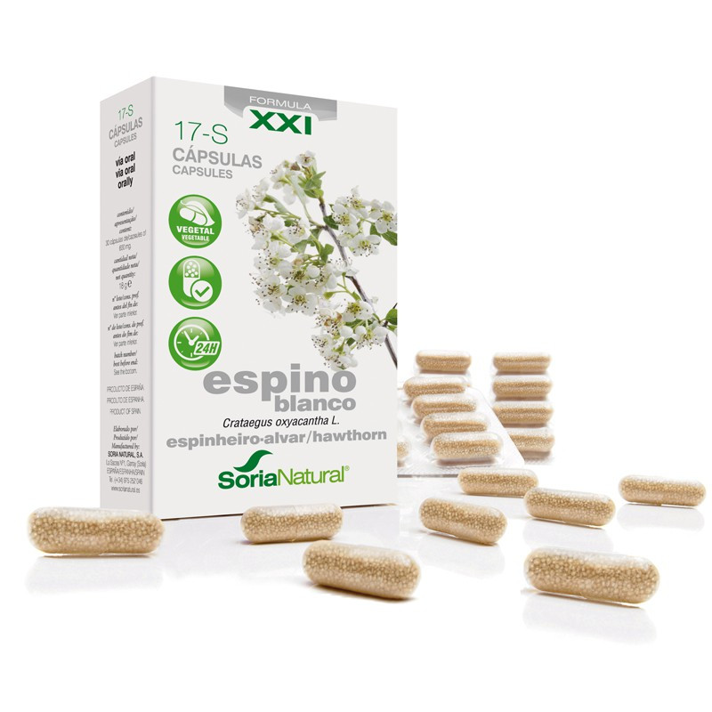 17-S ESPINO BLANCO FORMULA XXI 30 CAPSULAS SORIA NATURAL