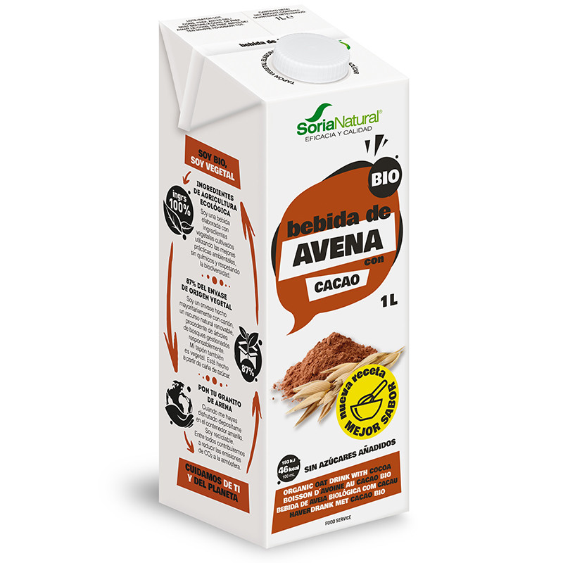 BEBIDA DE AVENA CON CACAO BIO 1Lt. ALECOSOR