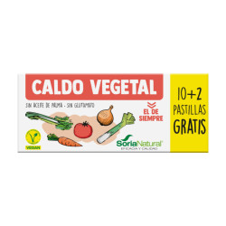 CALDO VEGETAL 12 PASTILLAS...