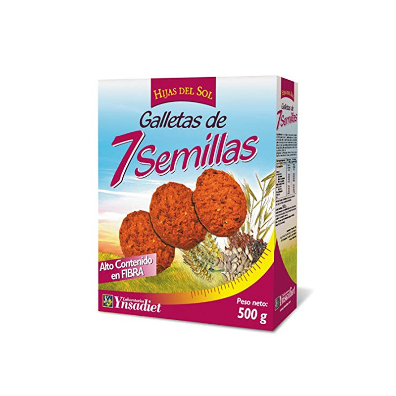 GALLETAS 7 SEMILLAS 500Gr. HIJAS DEL SOL