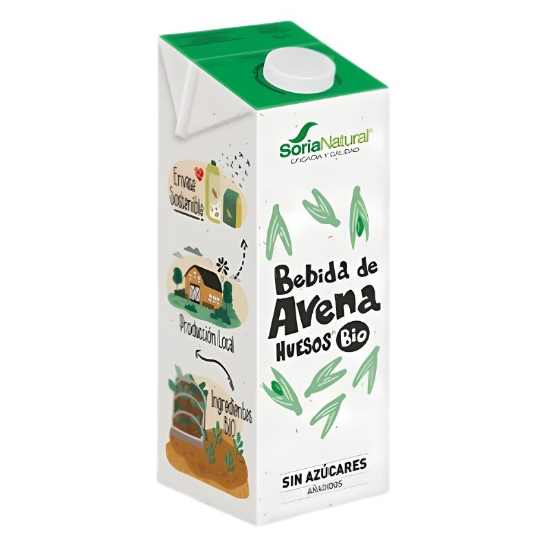 BEBIDA DE AVENA HUESOS BIO 1L SORIA NATURAL