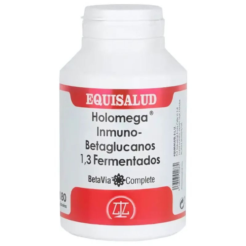 HOLOMEGA INMUNO-BETAGLUCANOS FERMENTADOS 180 CÁPSULAS EQUISALUD