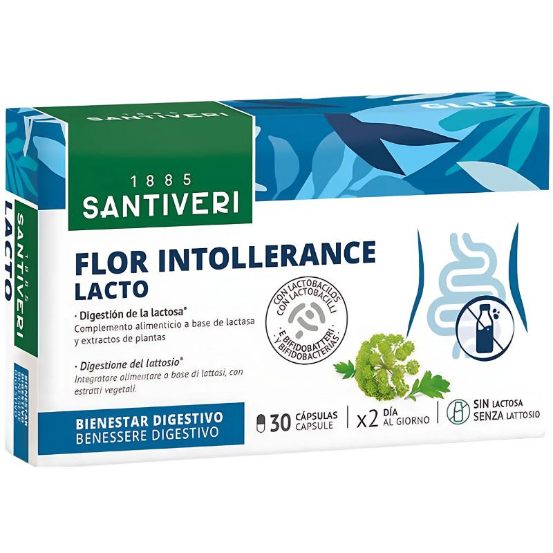 FLOR INTOLLERANCE LACTO 30 CÁPSULAS SANTIVERI