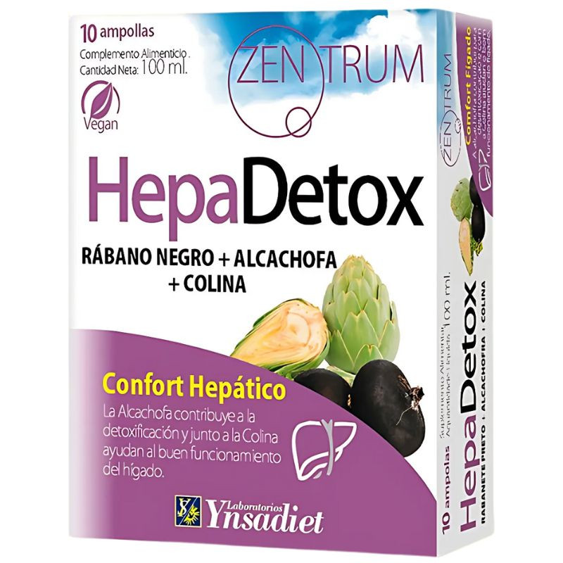 HEPADETOX 10 AMPOLLAS YNSADIET