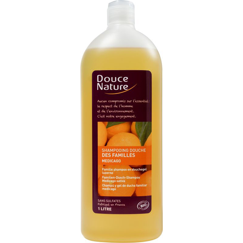 CHAMPU-GEL DE BAÑO FAMILIAR 1Lt. DOUCE NATURE
