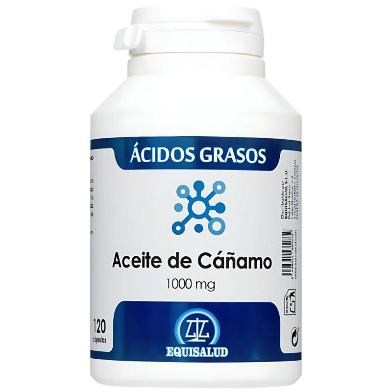 ACEITE DE CÁÑAMO 1000MG 120 PERLAS EQUISALUD