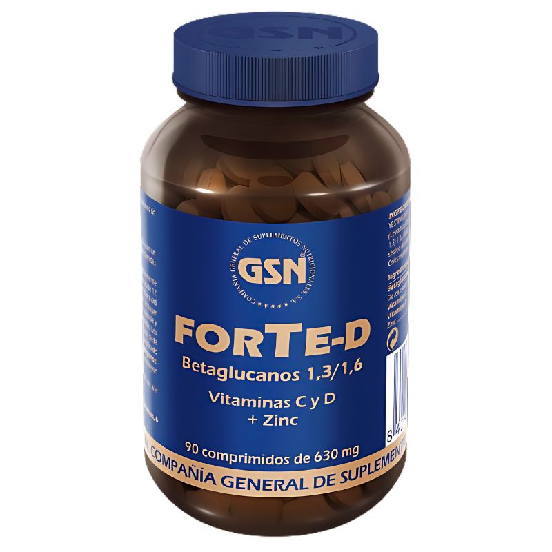 FORTE-D BETAGLUCANOS+VITAMINAS C Y D+ZINC 90 COMPRIMIDOS G.S.N