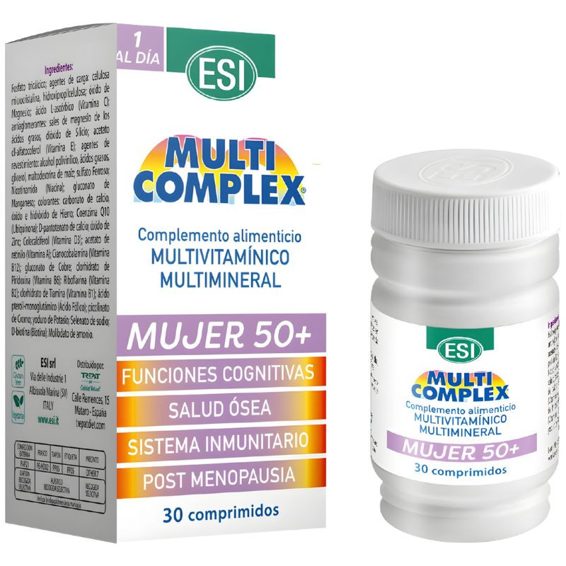 MULTICOMPLEX MUJER 50+ 30 COMPRIMIDOS ESI