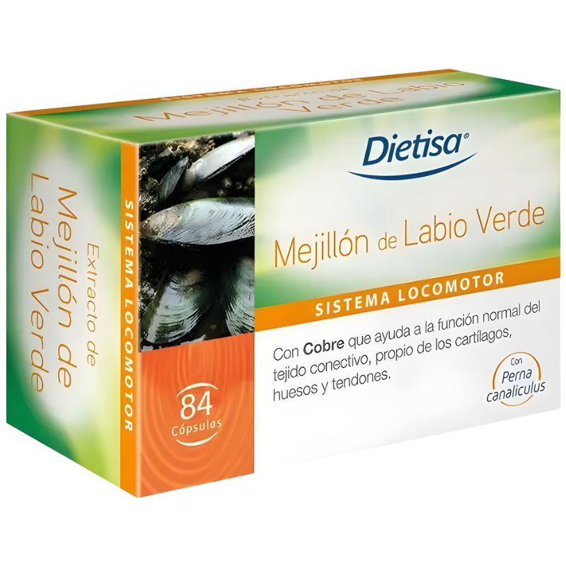 MEJILLÓN DE LABIO VERDE 84 CÁPSULAS DIETISA